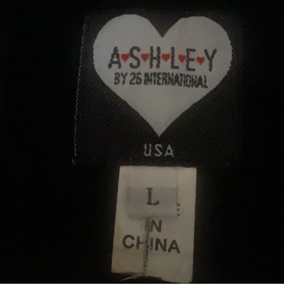 Vintage Black Leather Suede Vest Fur Trim Large - Picture 8 of 9